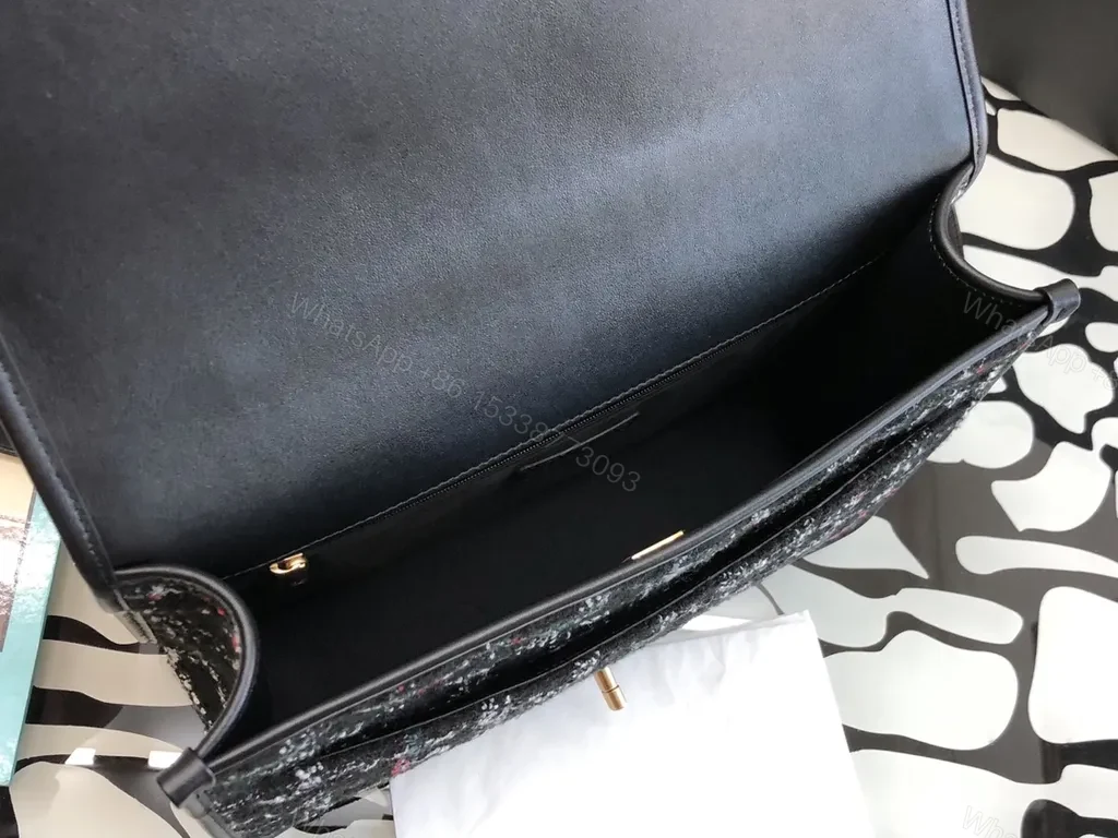 View 3 of Chanel-Inspired Tweed Satchel: Structured Luxury Bag