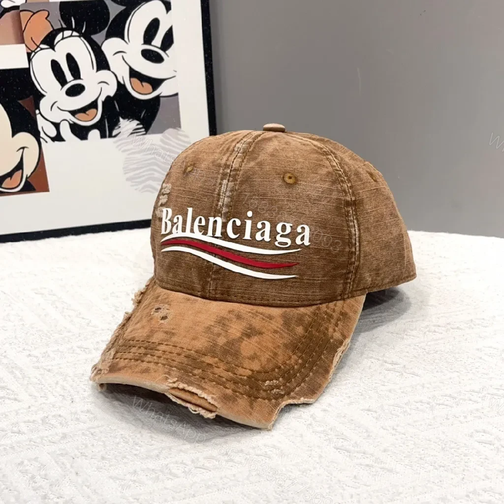 View 6 of Distressed Cotton Cap – Distinctive Streetwear Luxe Hat