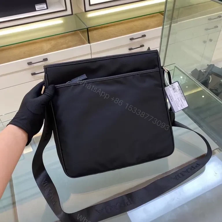 View 3 of Water-Res nylon Crossbody: Prada-Inspired, Quiet Luxury Bag