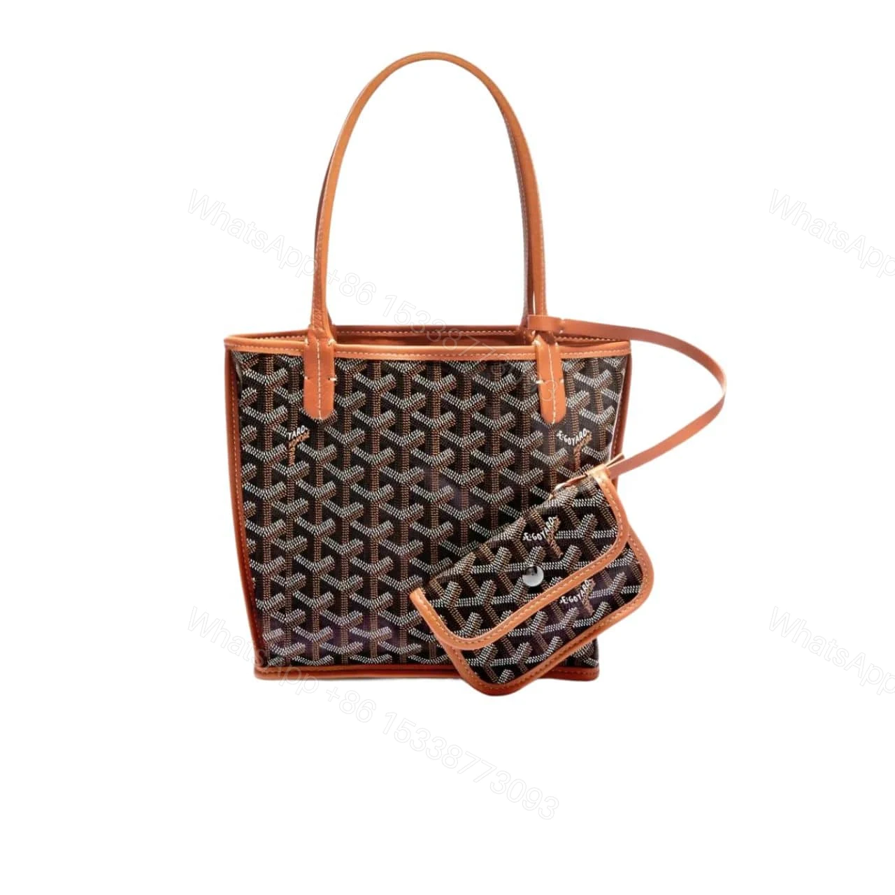 GOYARD ANJOU MINI BAG BLACK TAN 21CM ANJOUSMINCG03TY01P — view 1