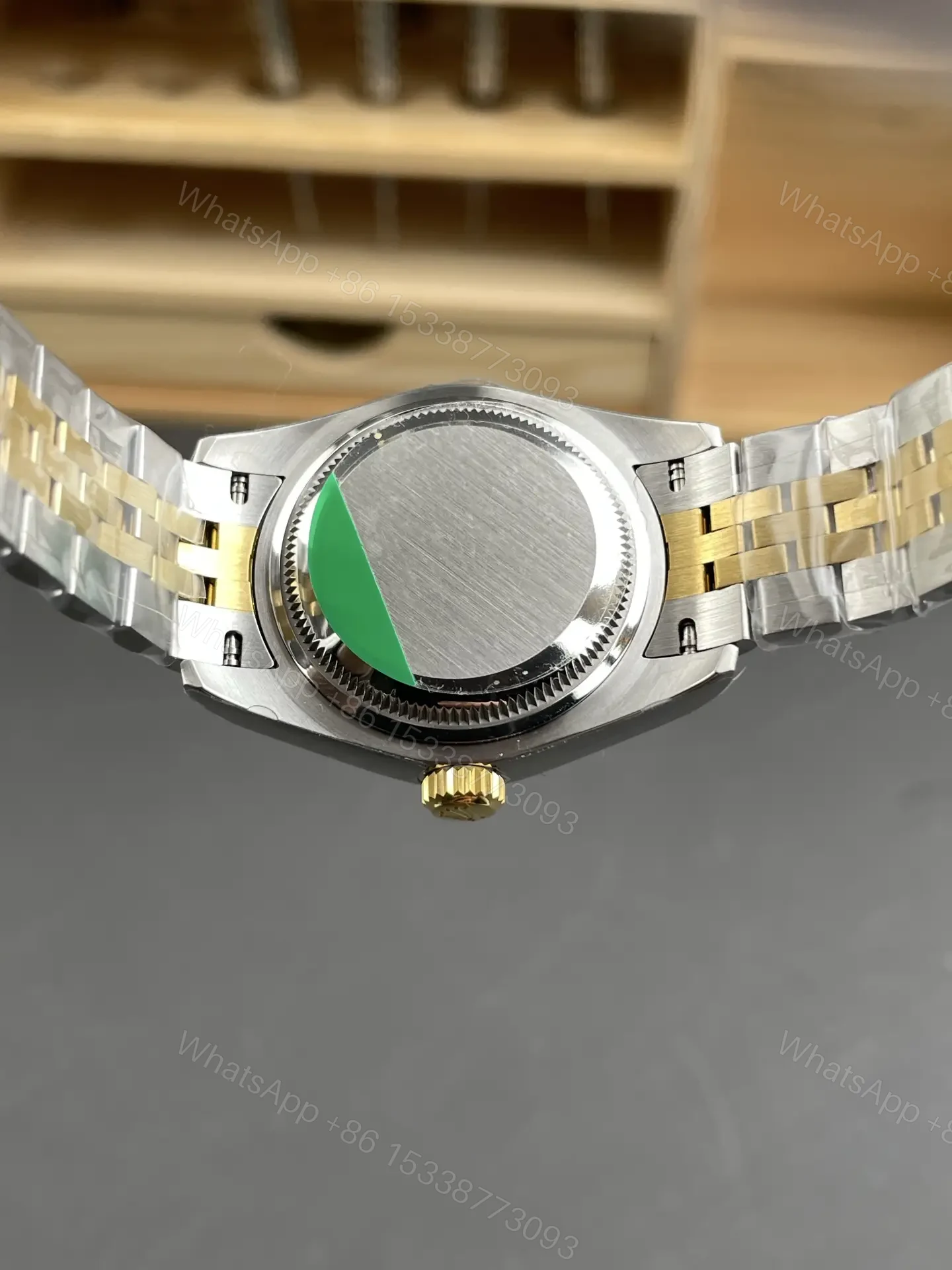 View 5 of Rolex Datejust 31 Stainless Steel Yellow Gold Fluted MOP Jubilee 278273-0028
