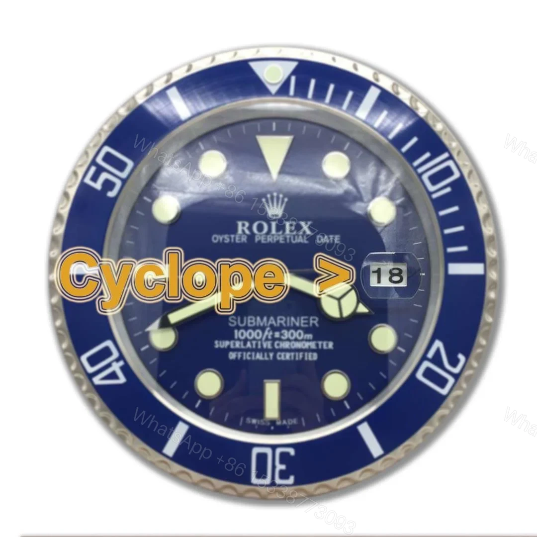 View 3 of ROLEX WALL CLOCK – SUBMARINER VIVID BLUE DIAL