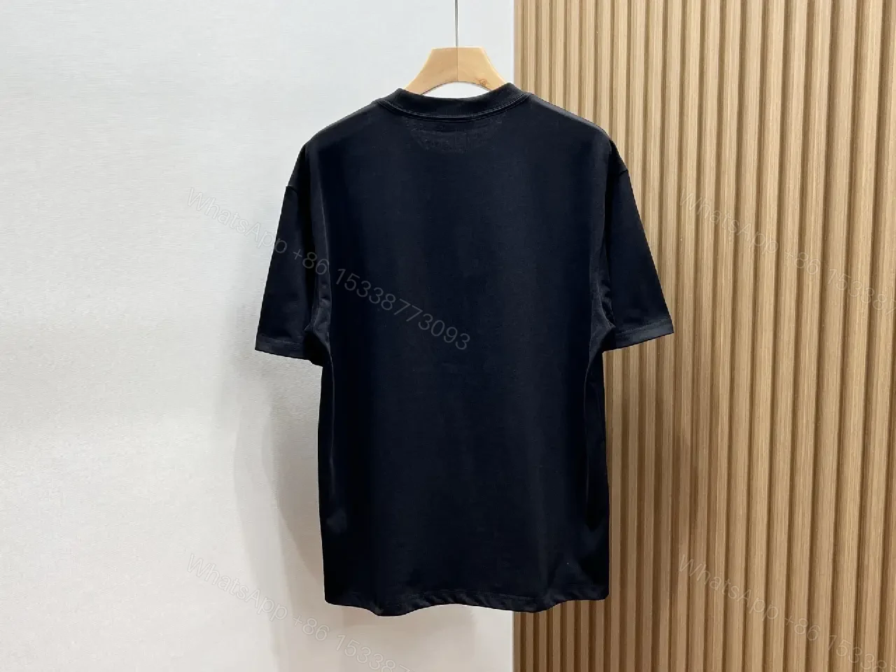 View 3 of Bold Graphic Texture Cotton Tee – Elevated Everyday Luxe