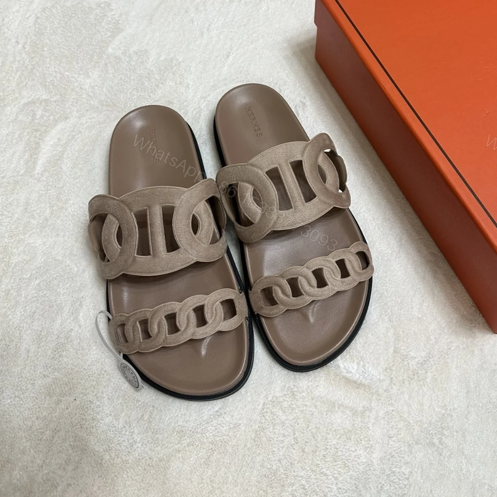 View 5 of HERMES EXTRA SANDAL BEIGE ARGILE H222301Z 1J380