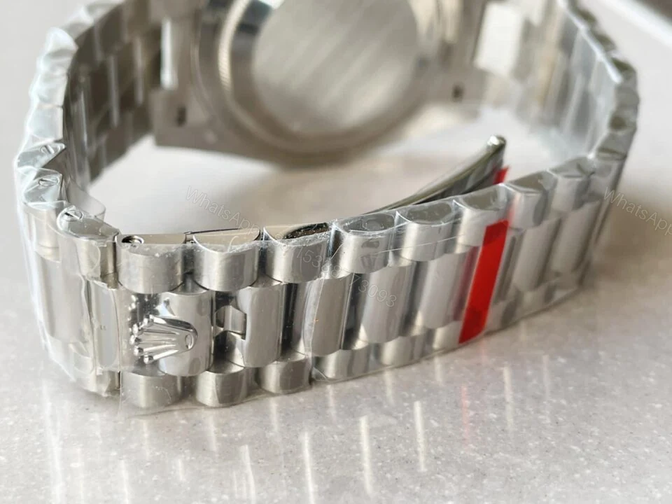 View 10 of EWF Factory SS 1:1 Rolex Day Date II 228239 Best Edition White Textured Dial A3255