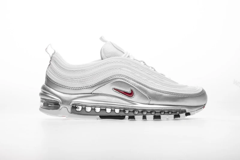 View 2 of Nike Air Max 97 Silver White AT5458-100