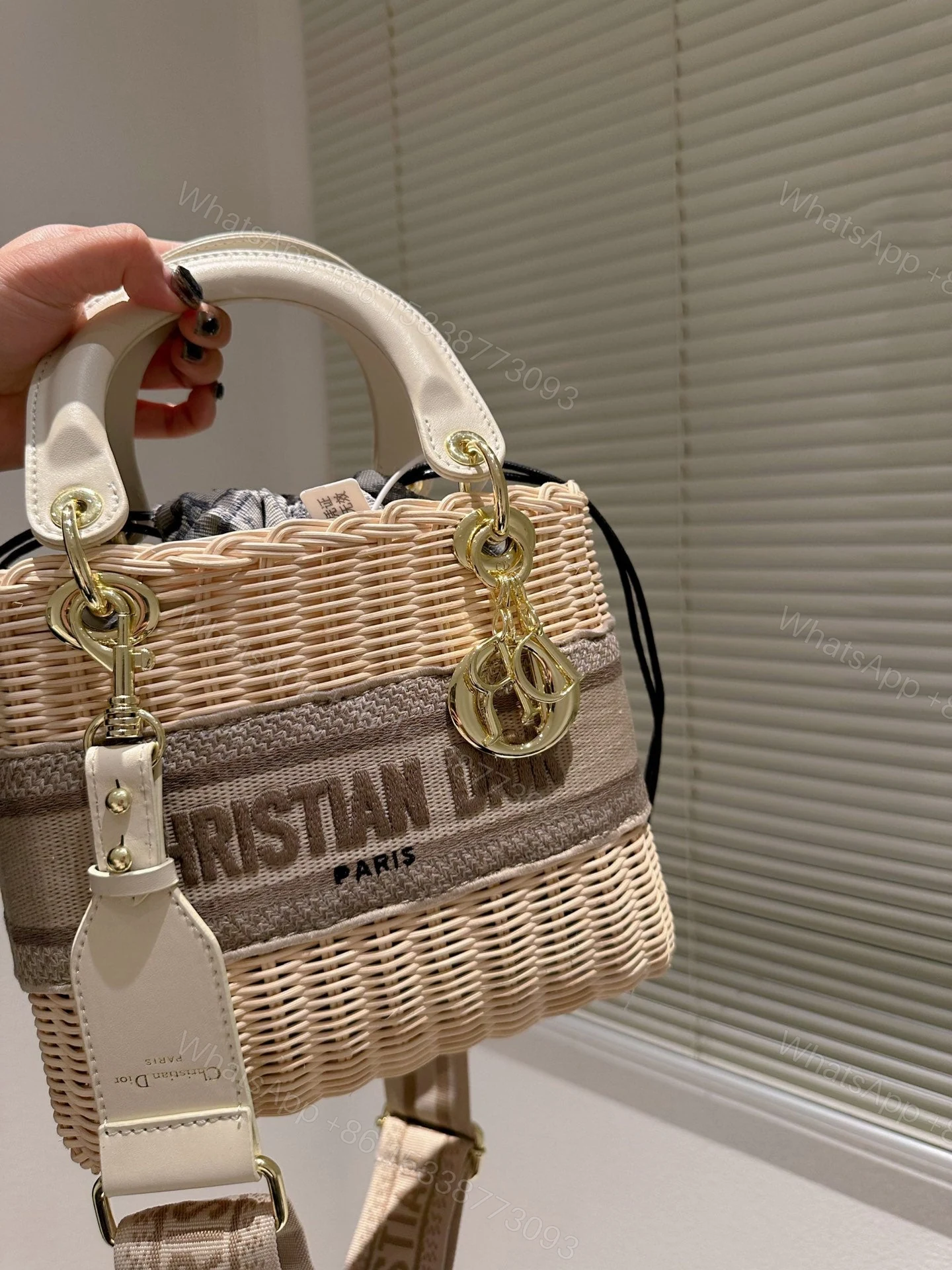 Christian Dior Lady Dior Natural Wicker — view 1