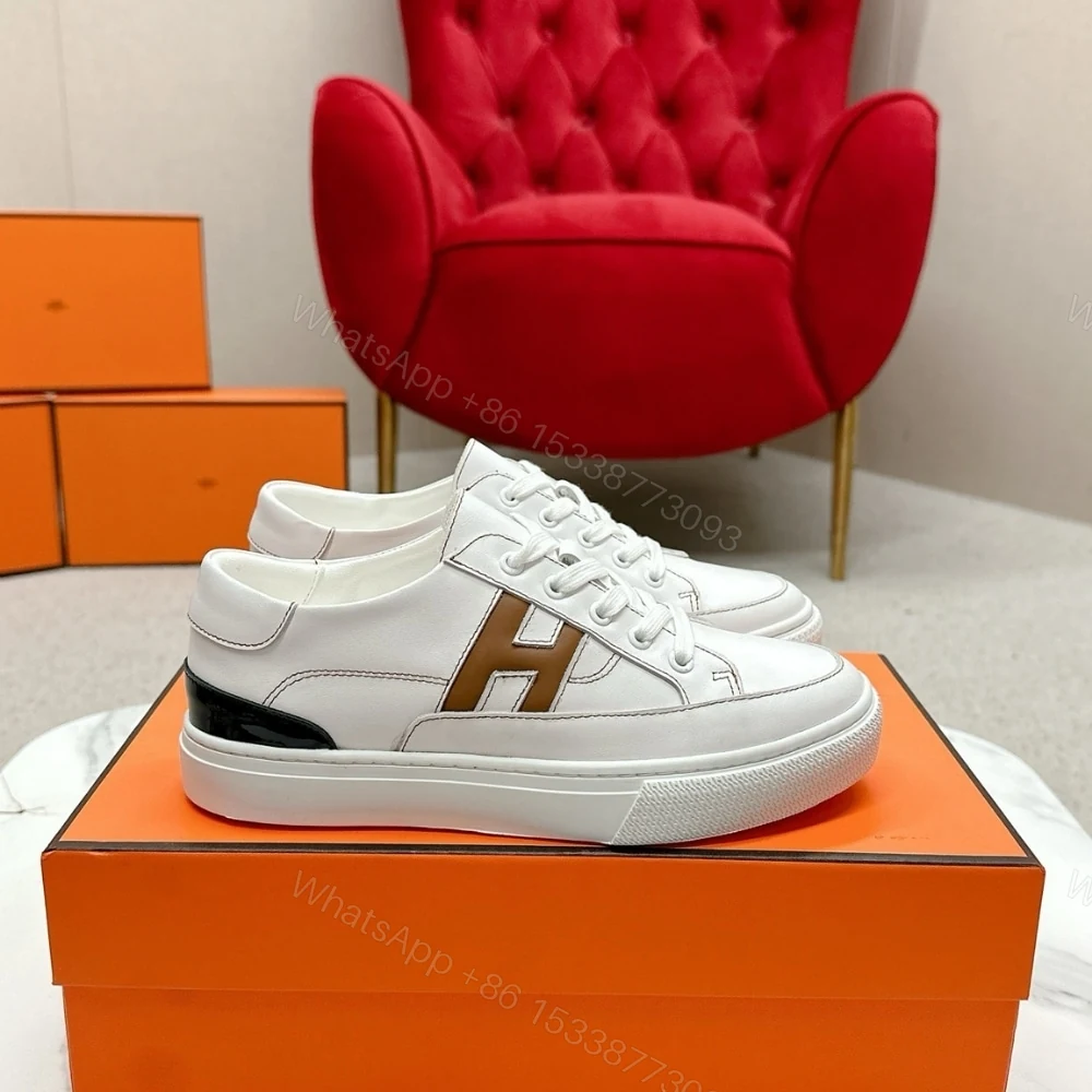 View 2 of HERMES DEEP SNEAKER BLANC AND NATURAL H251837ZHA3400