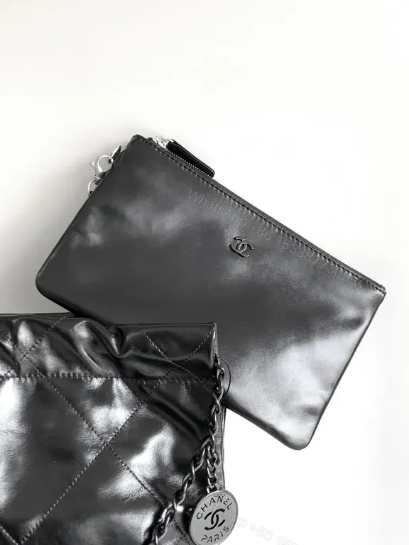 View 2 of Chic Quilted Shoulder Bag with Chain Detailing