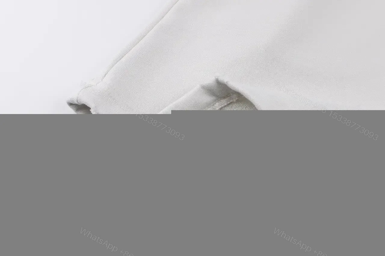 View 7 of White Cotton Shorts, Slim Fit, Drawstring Waist, Balenciaga Style