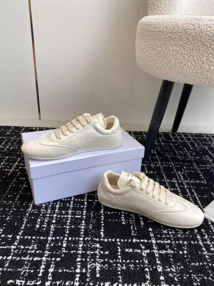 View 3 of PRADA LEATHER SNEAKERS – PRD034