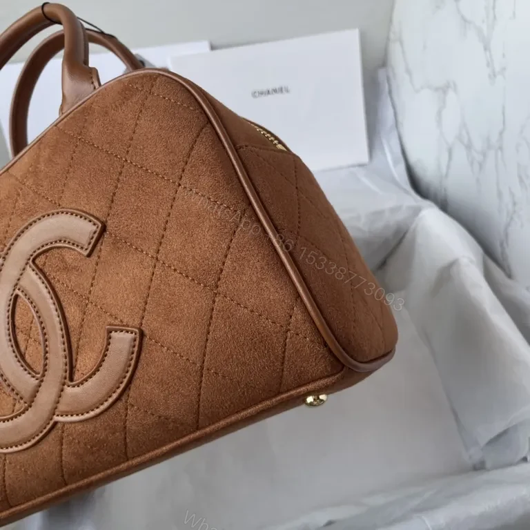 View 3 of Quilted Leather Handbag: Signature Logo, Everyday Luxe