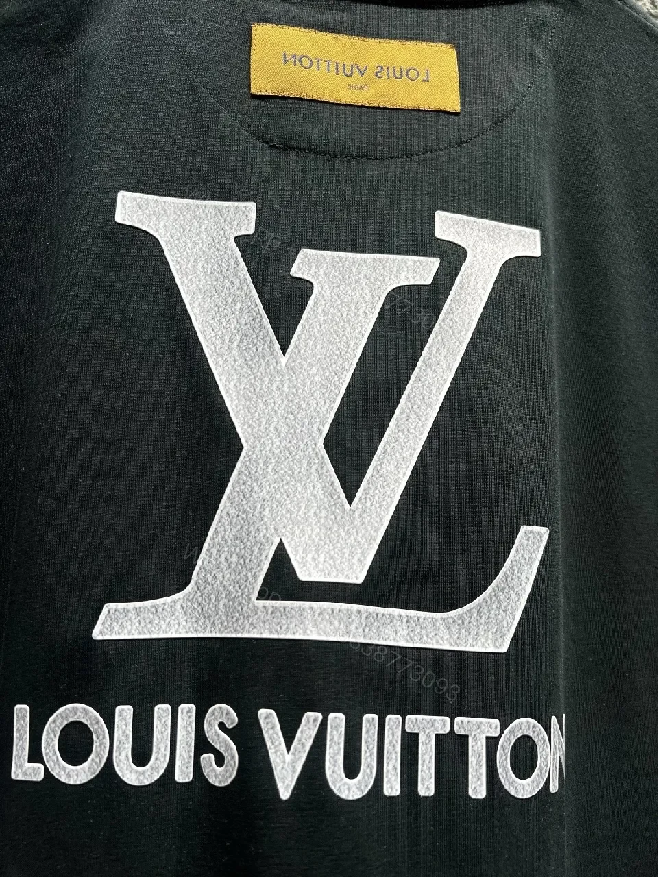 View 5 of Black Emblem Tee: Subtle Luxury Everyday Wear