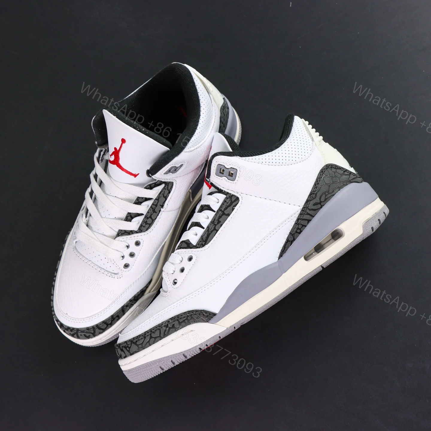 View 8 of Jordan 3 Retro Cement Grey