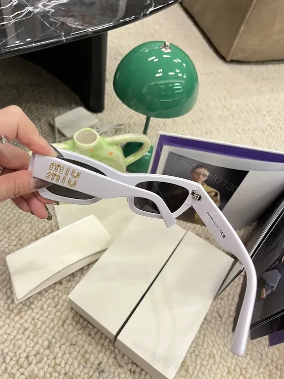View 3 of Bold White Acetate Sunglasses â€” Modern Luxe, Signature Edge