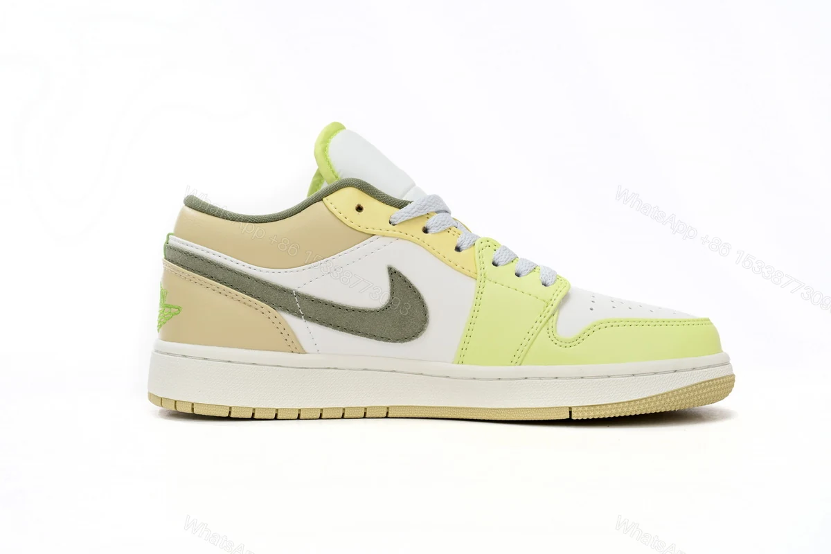View 2 of Air Jordan aj1 Low Green White FD9906-131