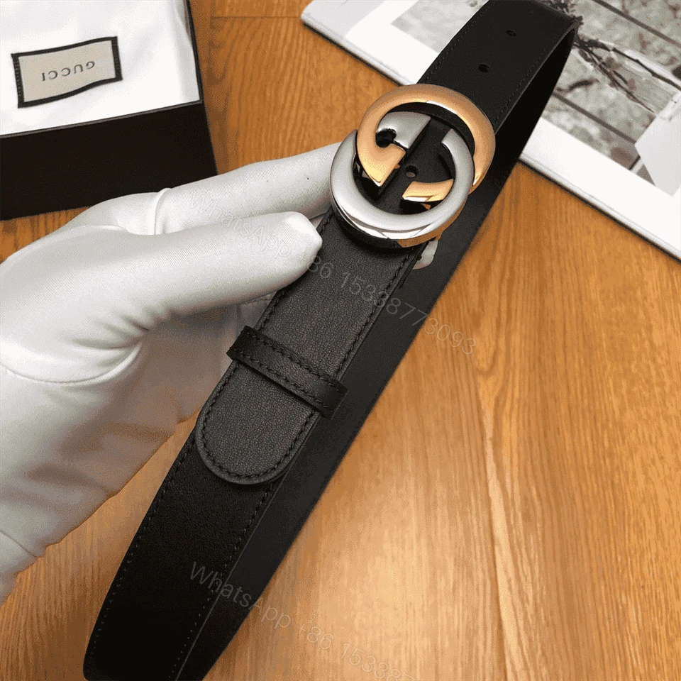 View 7 of GUCCI GG LEATHER LOGO BELT – B6
