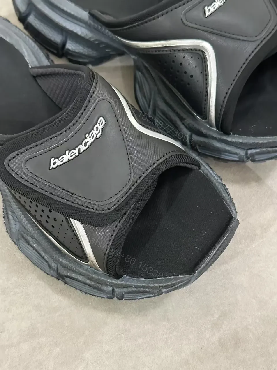 View 3 of Bold Sketch Sandals: Strapped Comfort City-Style Footwear