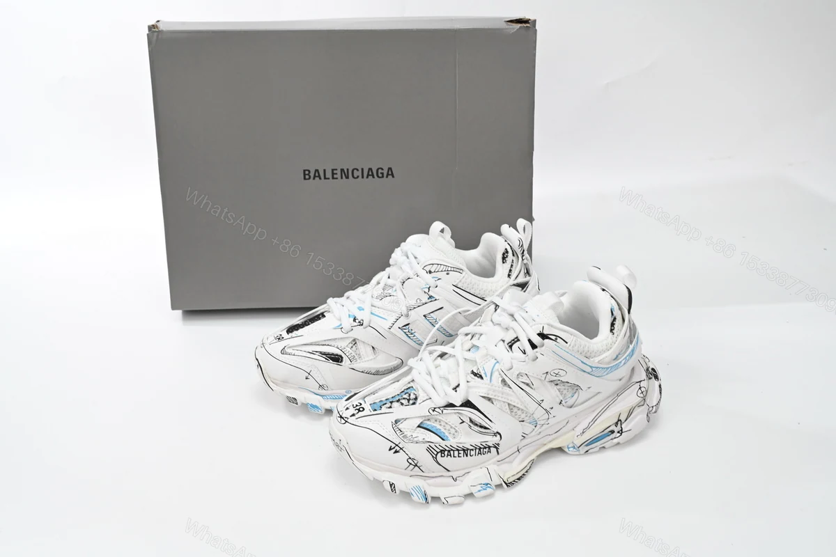 Balenciaga Track. Black Graffiti Art 542436 W3SRA 9014 — view 2