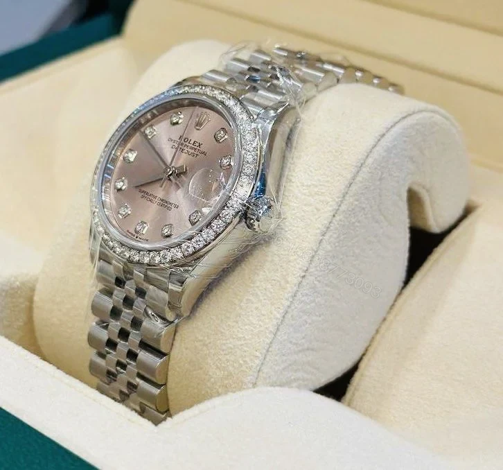 View 3 of Replica Rolex Datejust Pink Dial 278384RBR 31 mm