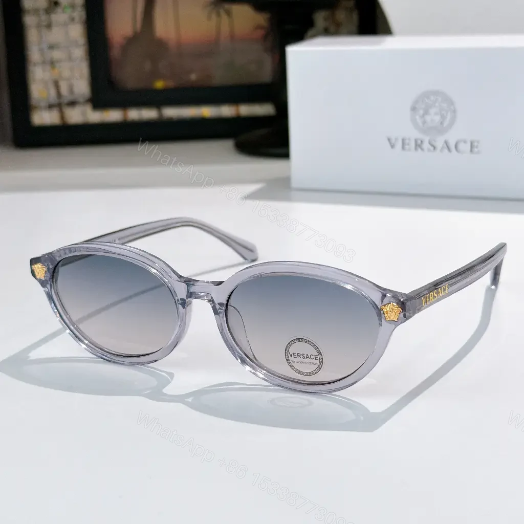 View 7 of Tortoiseshell Round-Frame Sunglasses with Gold Crest Accents