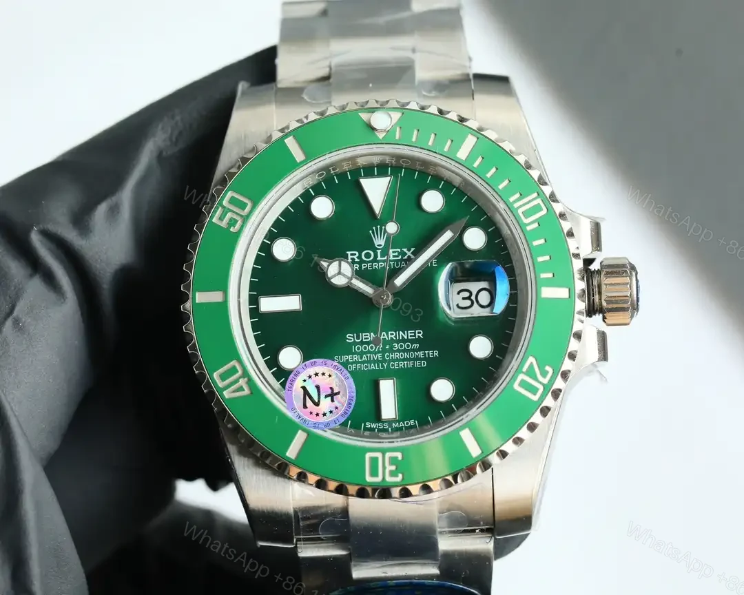 Rolex Submariner Green Dial 40mm Oyster Bracelet Premium Edition 116610lv-0002 — view 1