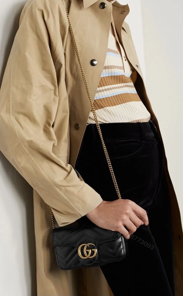 View 5 of Gucci GG Mini Marmont Shoulder Bag First Copy | AAA+ Replica Designer Bag