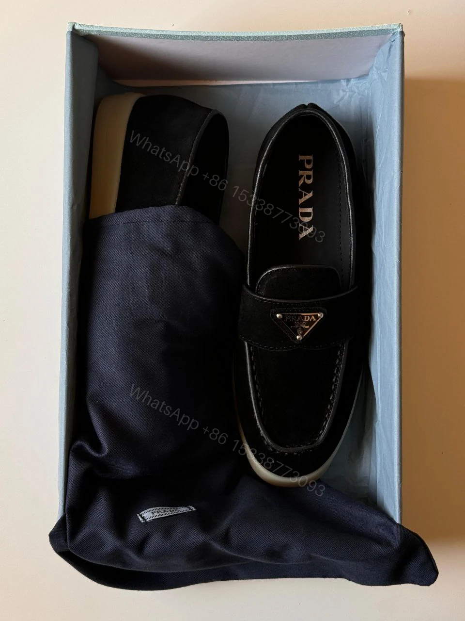 View 3 of suede mules