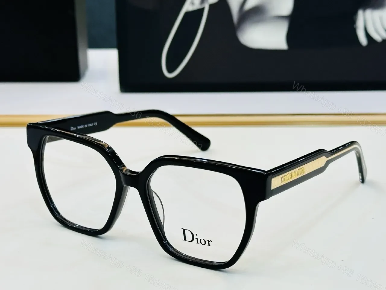 View 5 of Polished Pink Acetate Frames – Modern, Luxe, Eye-Reading Lightness