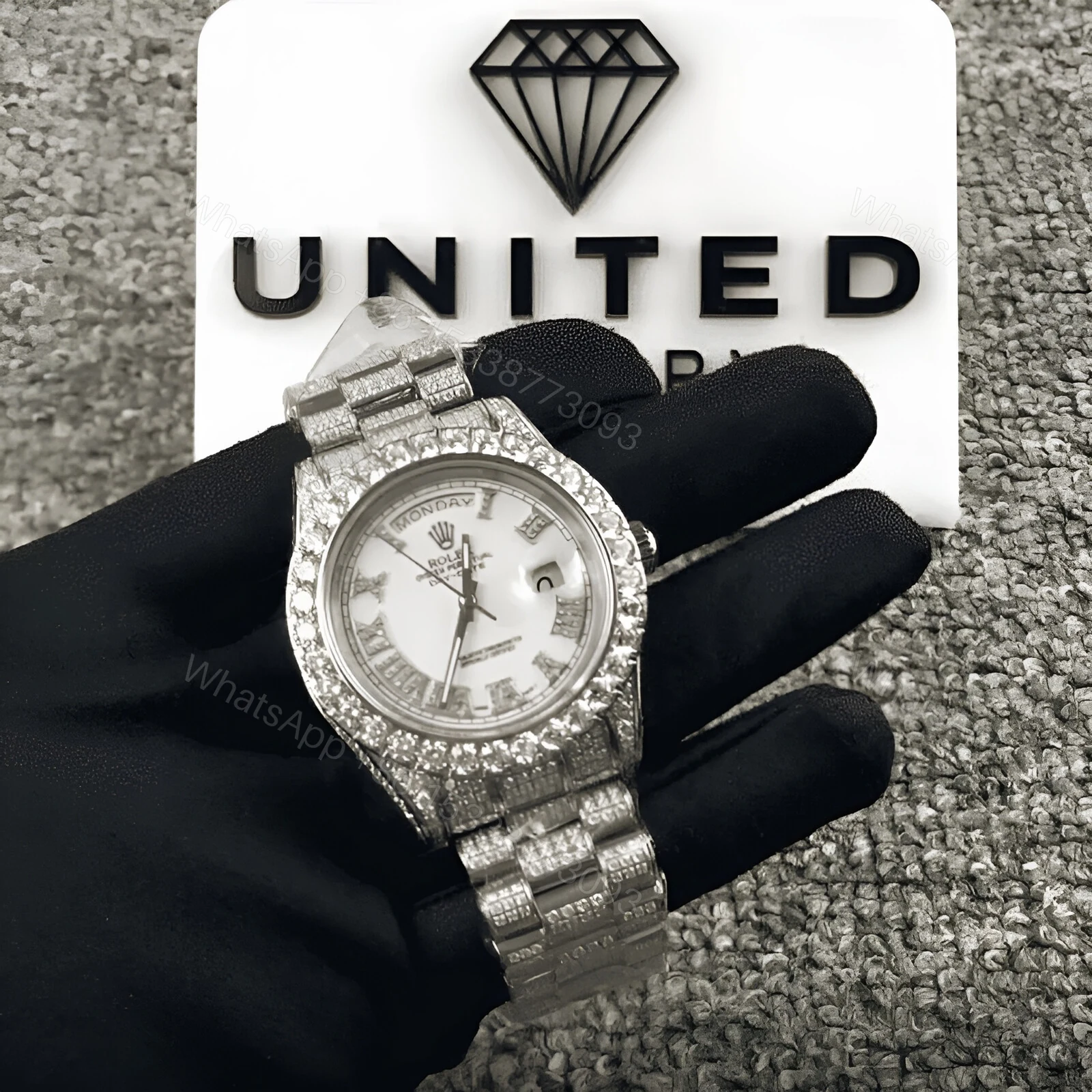 View 2 of Rolex Day-Date II Diamond Replica
