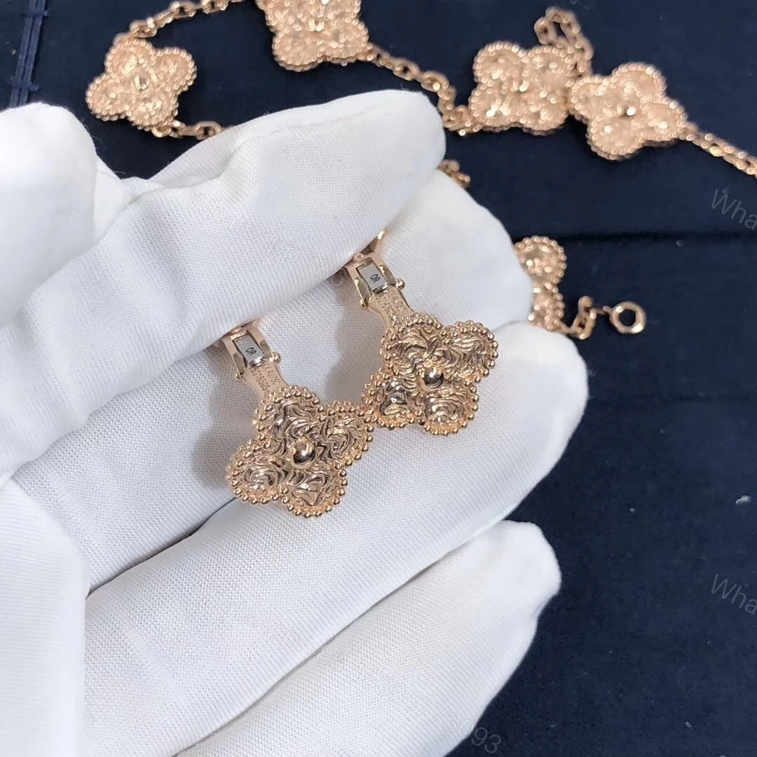 View 3 of Van Cleef & Arpels Vintage Alhambra Earrings