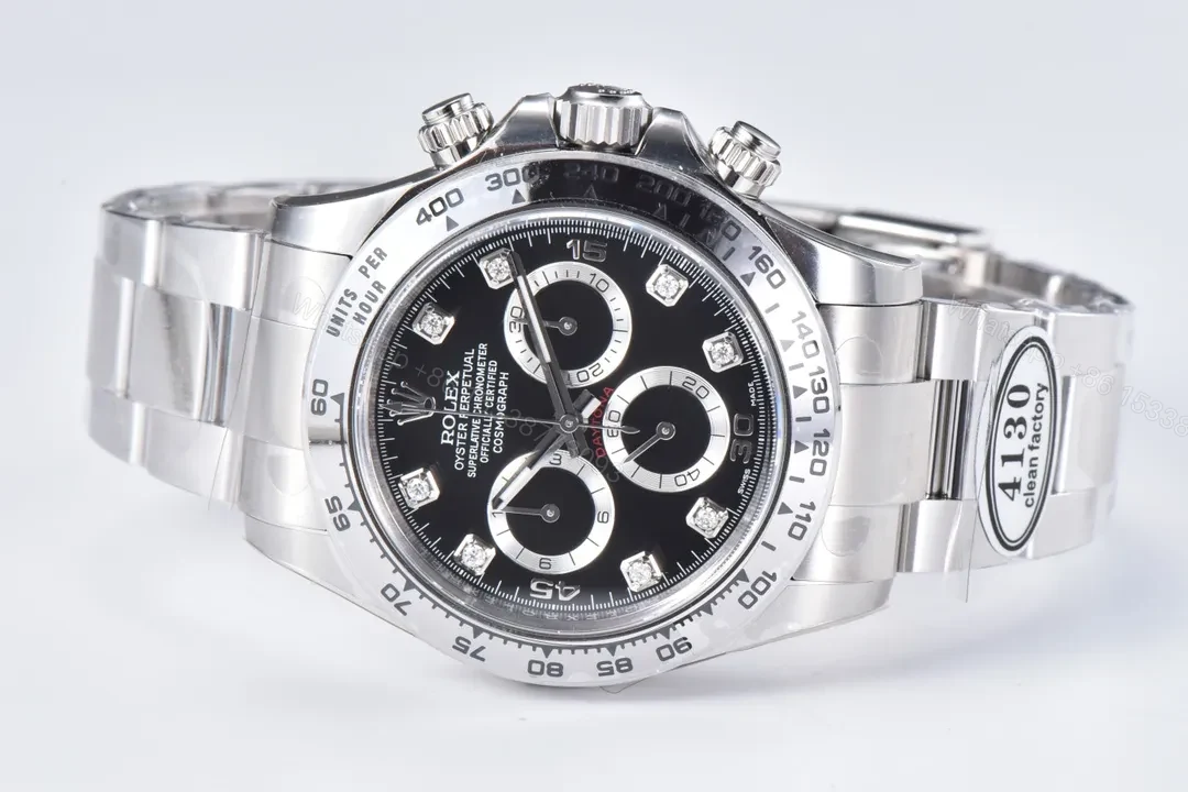 View 5 of MKS Factory Clean Factory Clean Factory Rolex Daytona Black Dial Watch