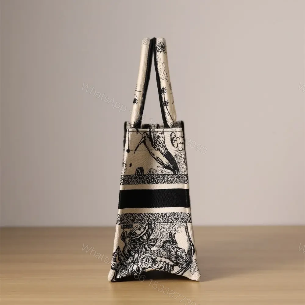View 3 of 高仿Dior*BookTote系列Zodiac茹伊刺繡手袋S免檢版
