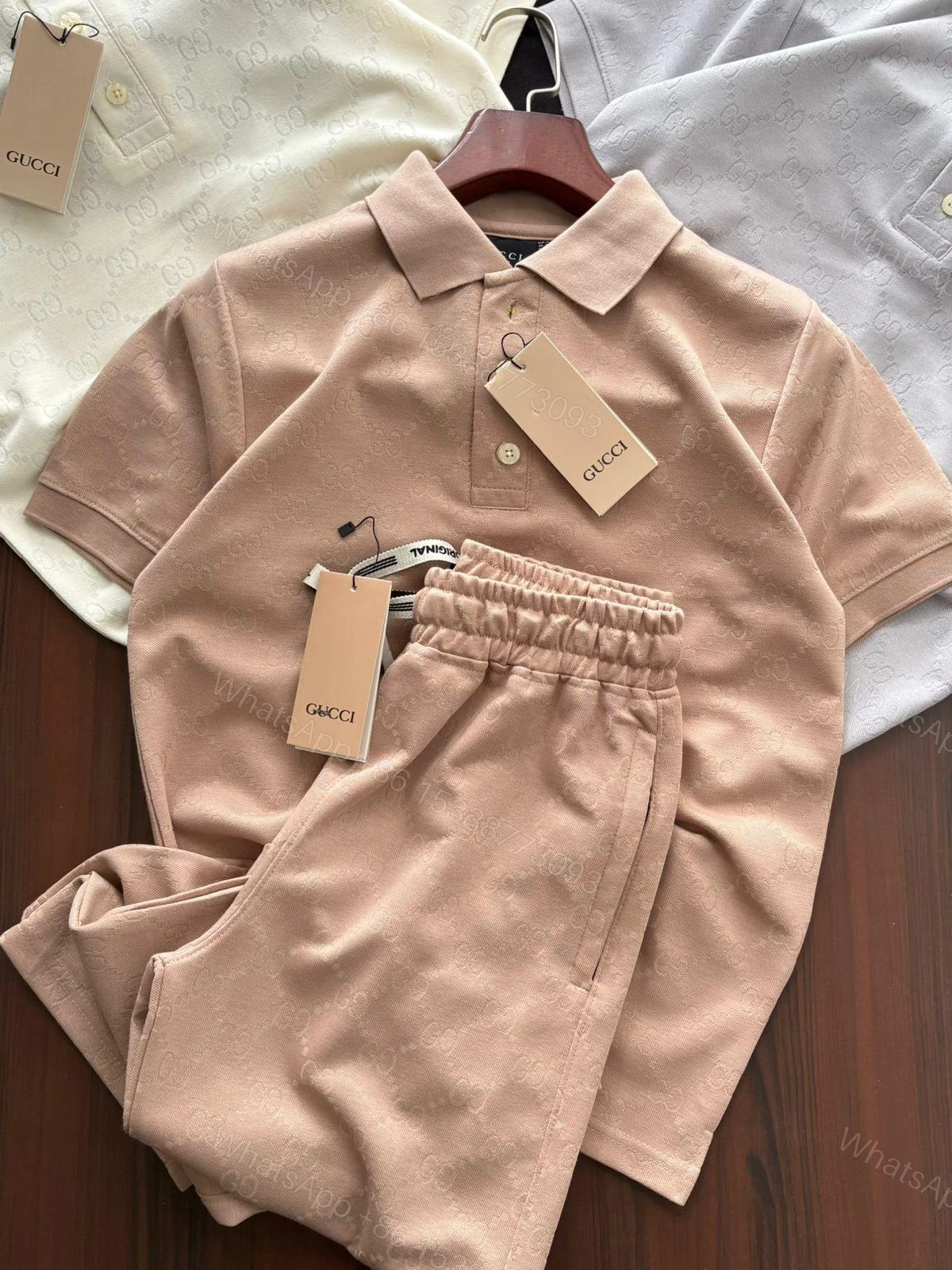 View 6 of Gucci Imported Premium Self Design Coord Set First Copy | AAA+ Replica