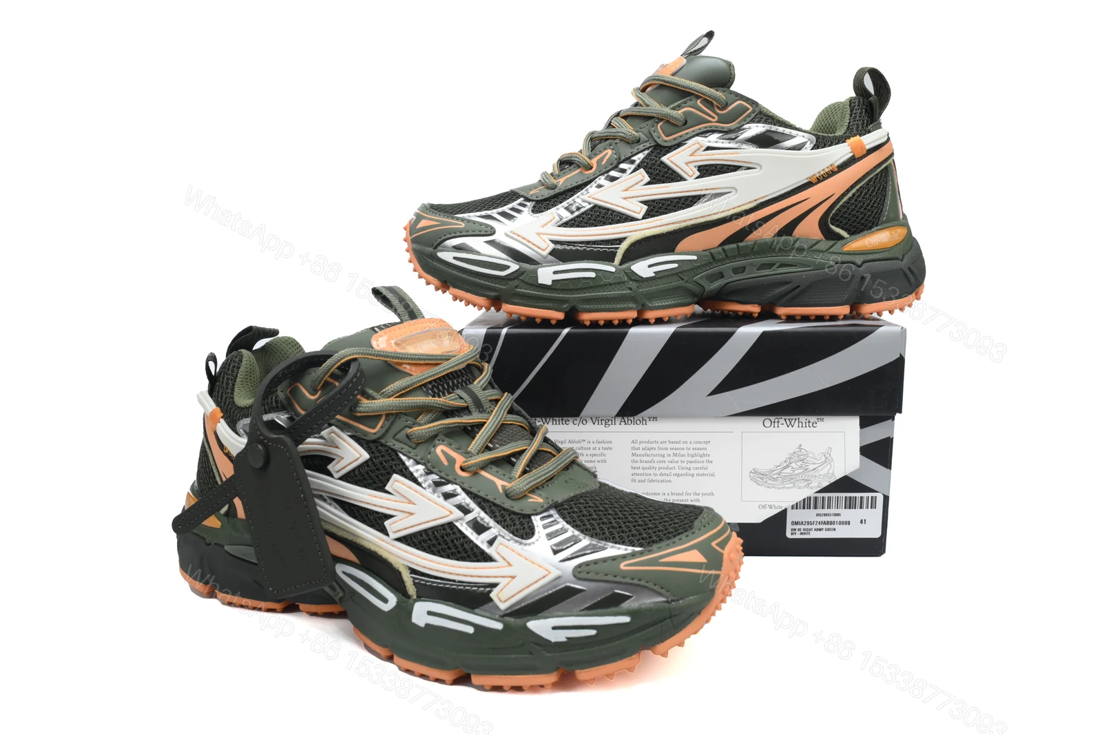 View 2 of OFF-WHITE Out Of Military Green OMIA295F24 FAB00 10009
