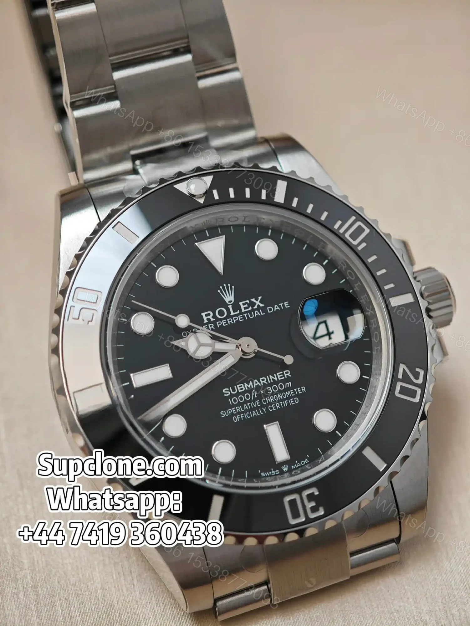 View 7 of Rolex Super Clone Watches 1:1 Submariner 126610LN 3235 Movement