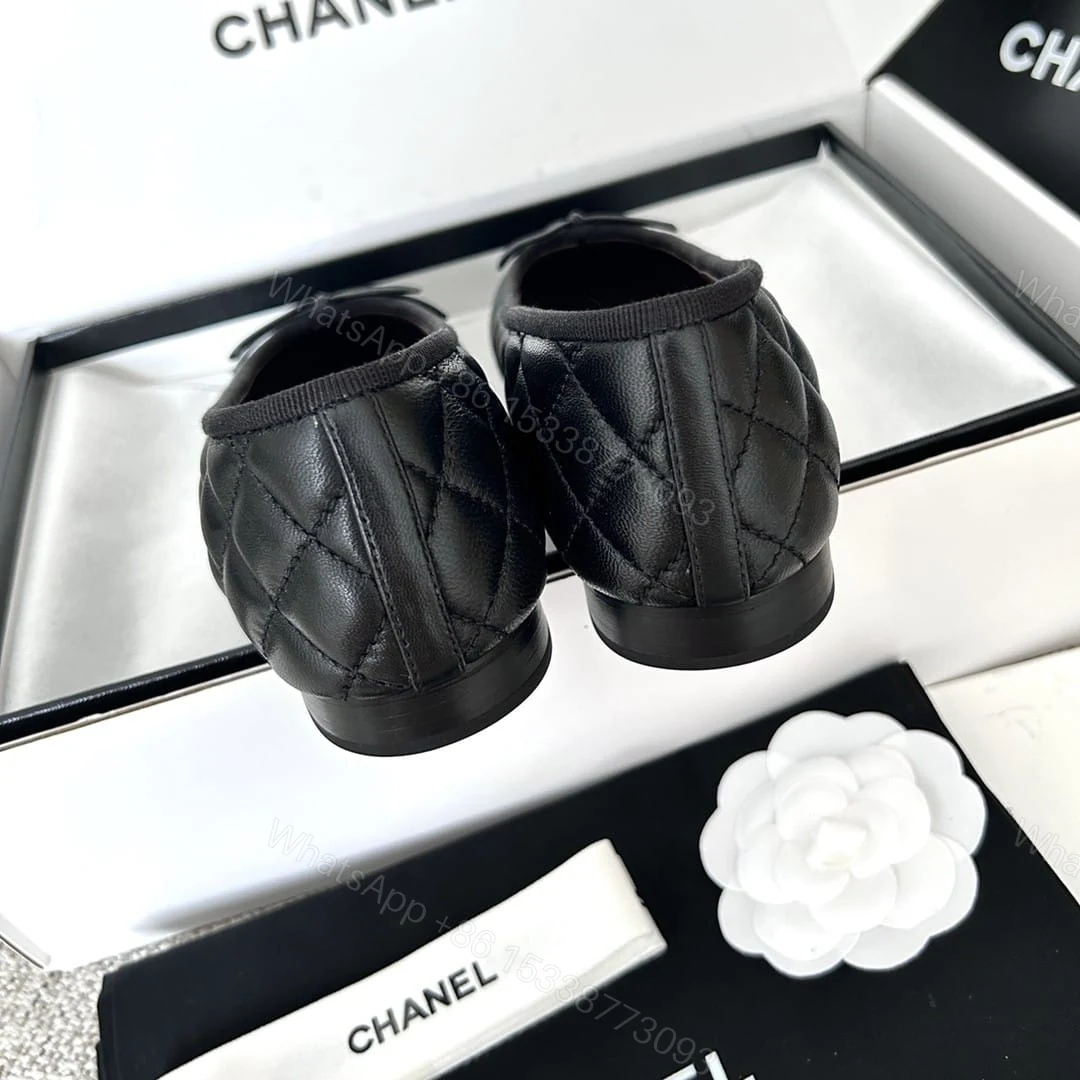 View 7 of Chanel Ballerina Flats Black G26250 X01725 94305