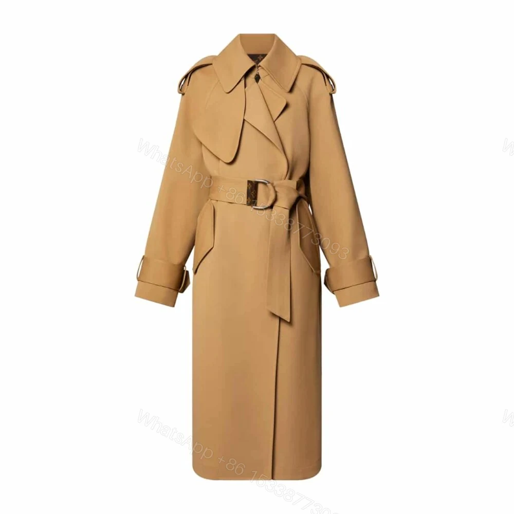 Louis Vuitton Oversized Detail Trench Coat Sandy Beige 1ABD9W — view 1