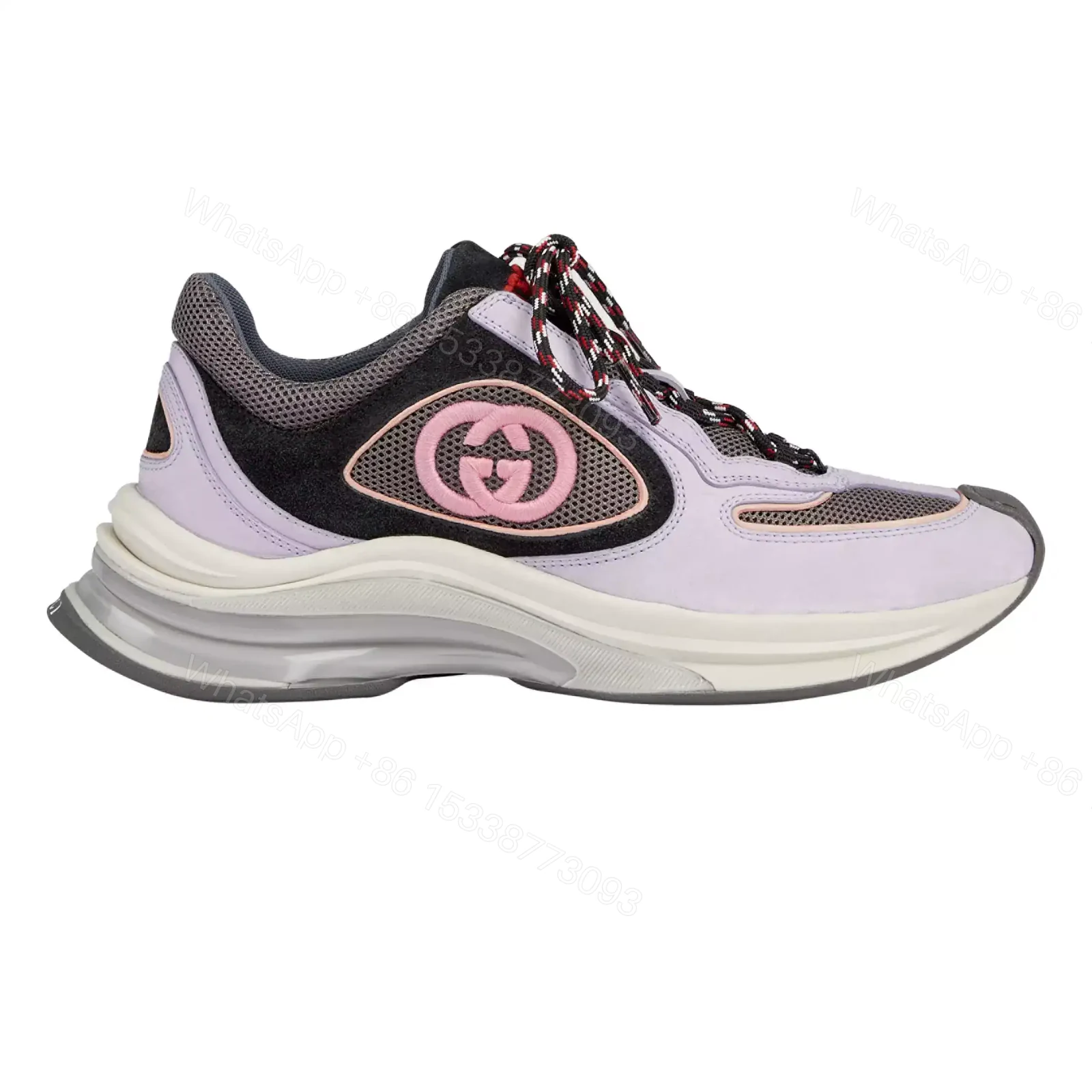GUCCI RUN TRAINER SNEAKERS IN LILAC – GC164 — view 1