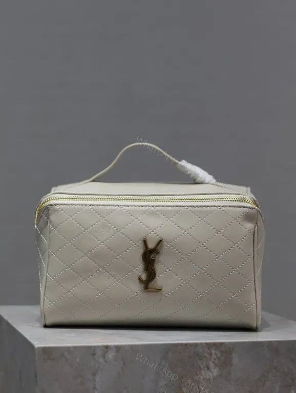 Quilted Vanity with YSL Hardware — Compact Luxury Bag — view 1
