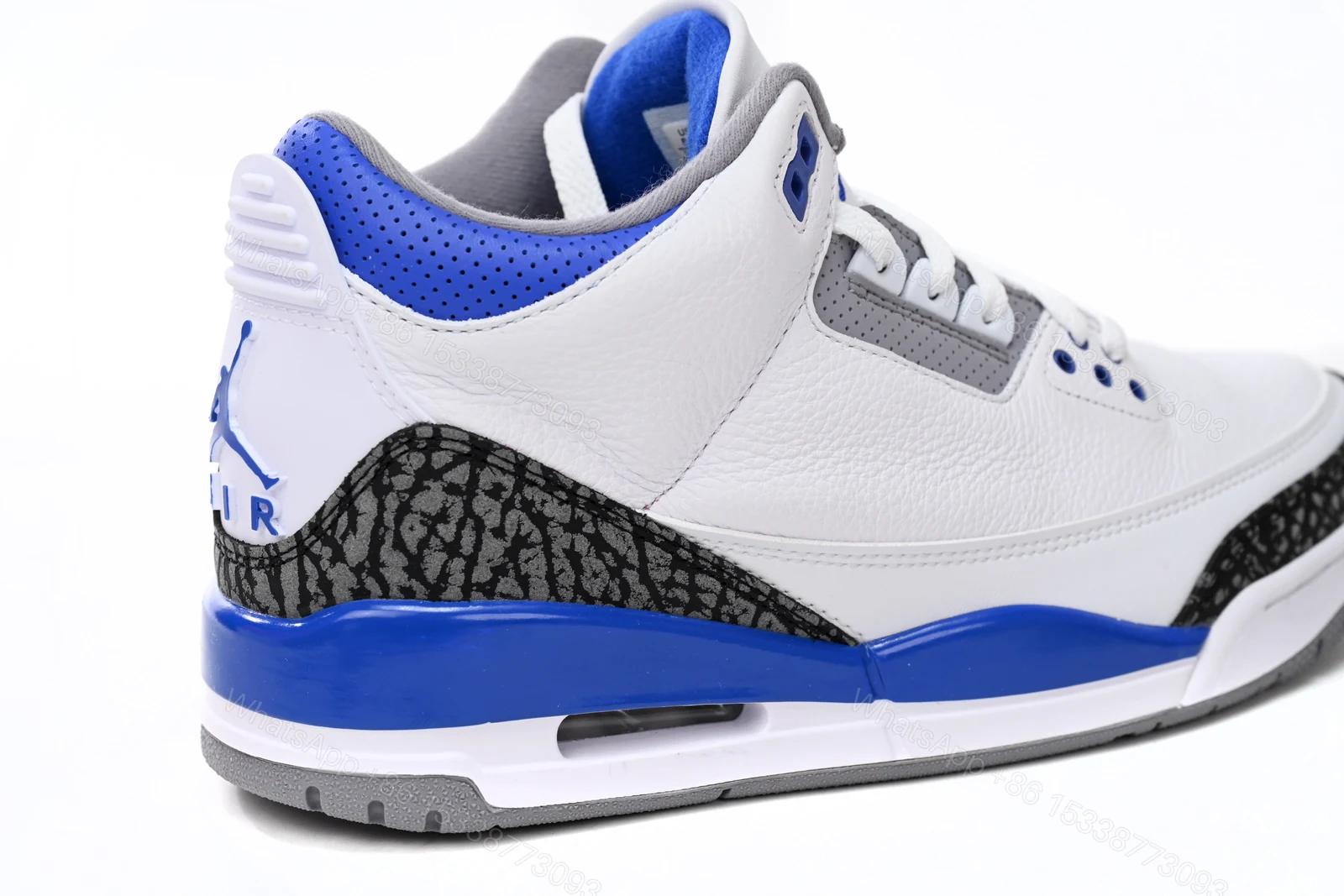 View 2 of Air Jordan 3 Retro Racer Blue CT8532-145