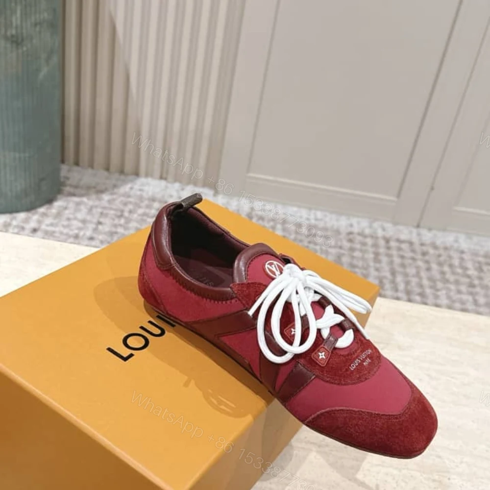 View 7 of Louis Vuitton LV Sneakerina Bordeaux Red 1AIVJI