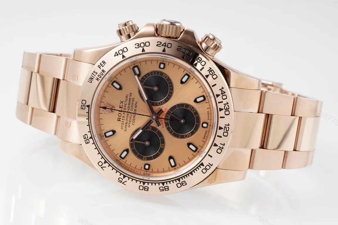 View 2 of JF Factory Clean Factory KING Rolex Daytona 4130 Rose Gold Watch