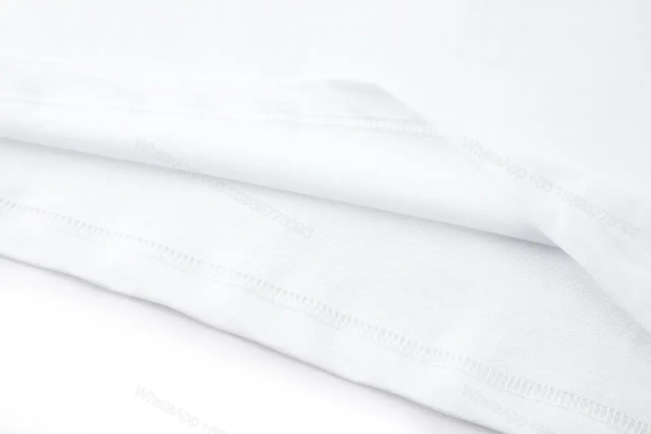 View 6 of White Cotton Minimalist Tee — Dior Paris Logo, Modern Silhouette