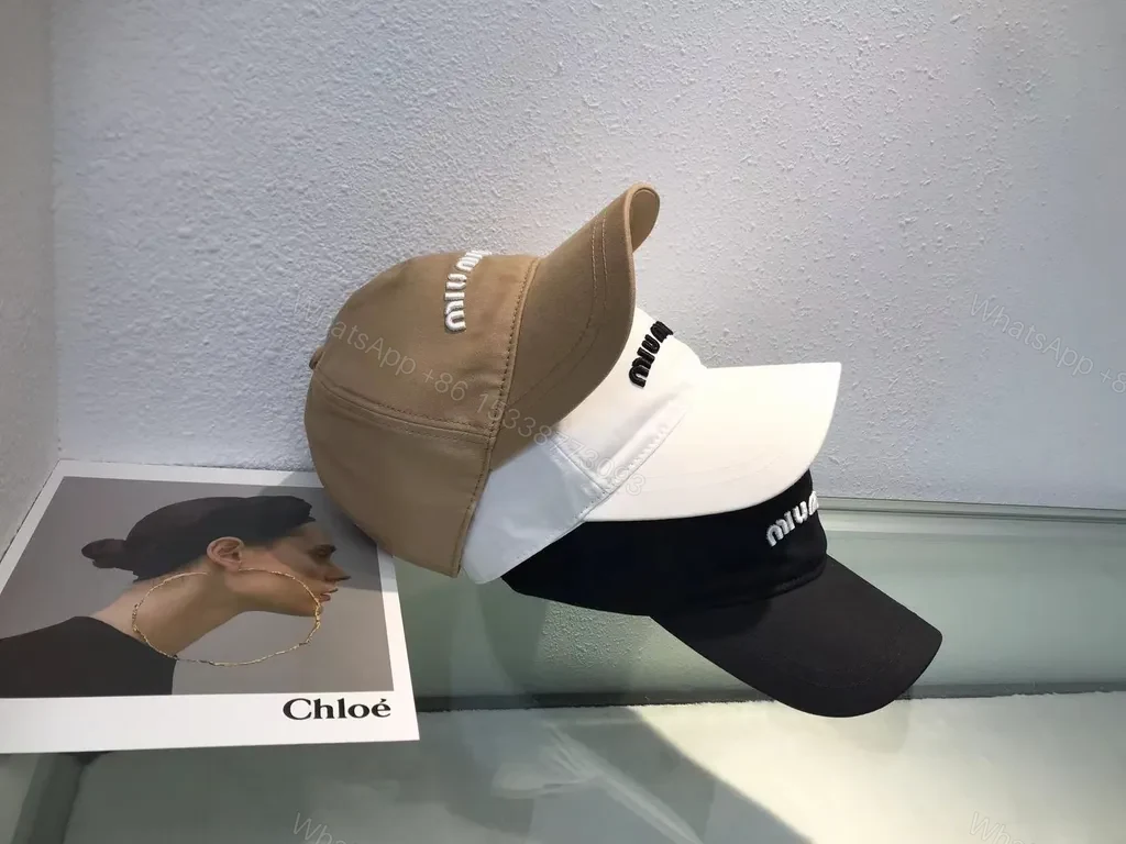 View 6 of Sand-Toned Miu Miu-Inspired Cap: Luxury Everyday Style