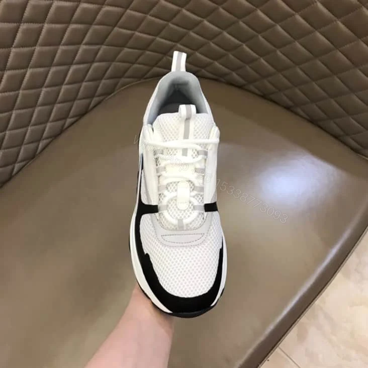 View 7 of B22 SNEAKER TECHNICAL MESH WITH AND CALFSKIN – CD115