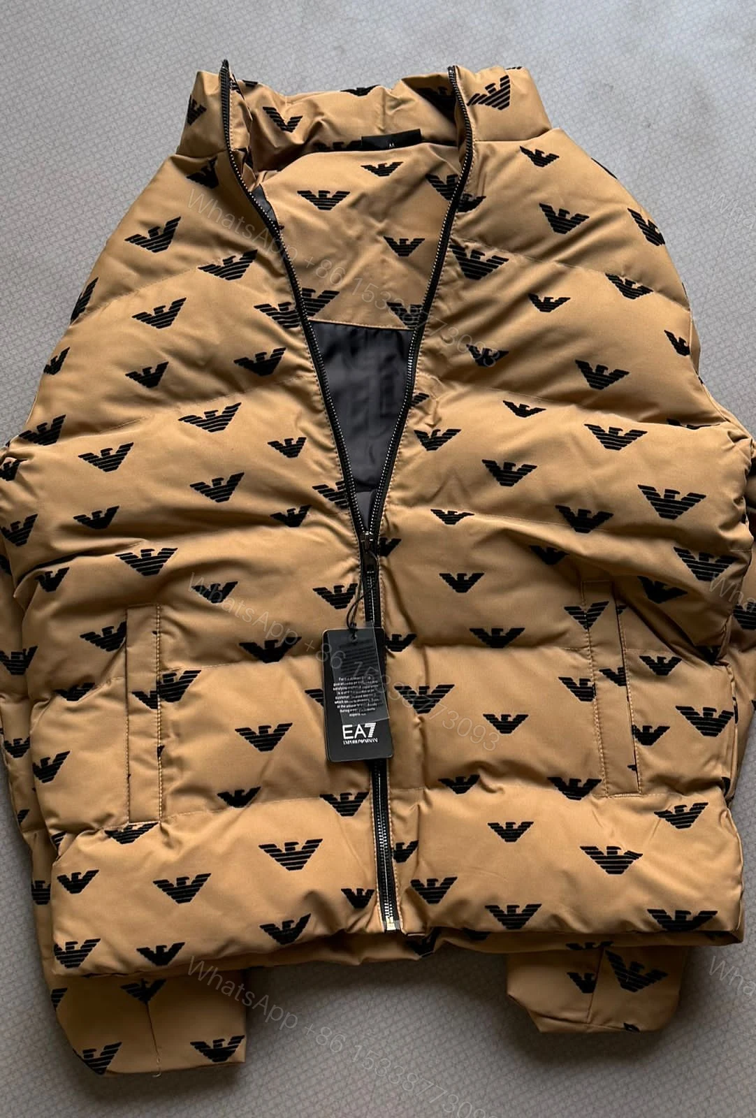 View 3 of First Copy Armani Imported Nylon Fabric Puffer Jackets for Men