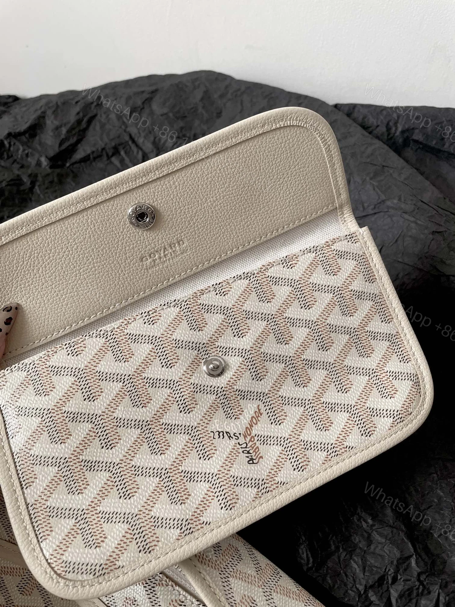 View 4 of GOYARD Goyardine Boheme Hobo White