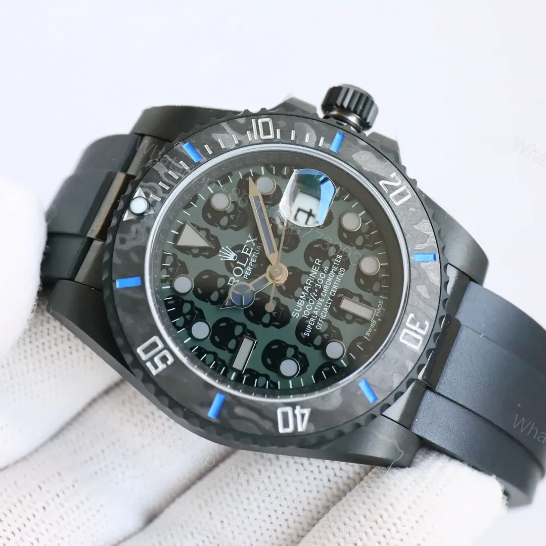 View 10 of Fearless black carbon submariner replica 40MM Blaken B33 Edition RG-BLAKEN-SUB-B33-BLACK-CARBON