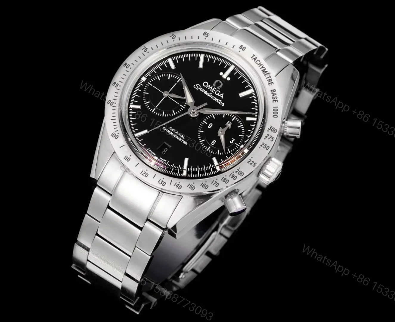 View 2 of Omega Speedmaster 57 Co-Axial Stainless Steel Black Dial Bracelet 331.10.42.51.01.001